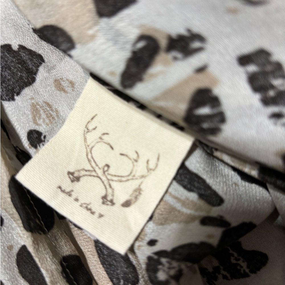 Spell Wild Ones Cream and Black Leopard Maxi Dress - Picture 5 of 11
